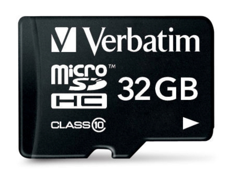 VERBATIM Memoria micro SD 32 GB Verbatim classe 10 + adattatore 
